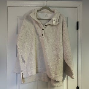 Aerie nwt Sherpa pullover